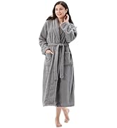 COOVA Premium Women's Plush Soft Robe – Fluffy, Warm Fleece Long Sherpa Bathrobe