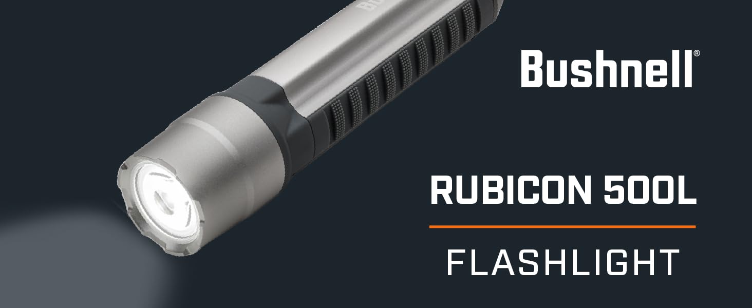 Bushnell Flashlight Rechargeable 500L Rubicon Series Compact