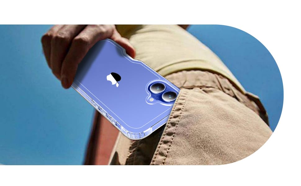 KP TECHNOLOGY Front and Back Case For iPhone 16 Plus - (360°) Full Complete Protection iPhone 16 Plus Case (Clear) 6 c