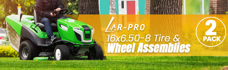 16x6.50-8 TIRE AND WHEEL ASSEMBLIES
