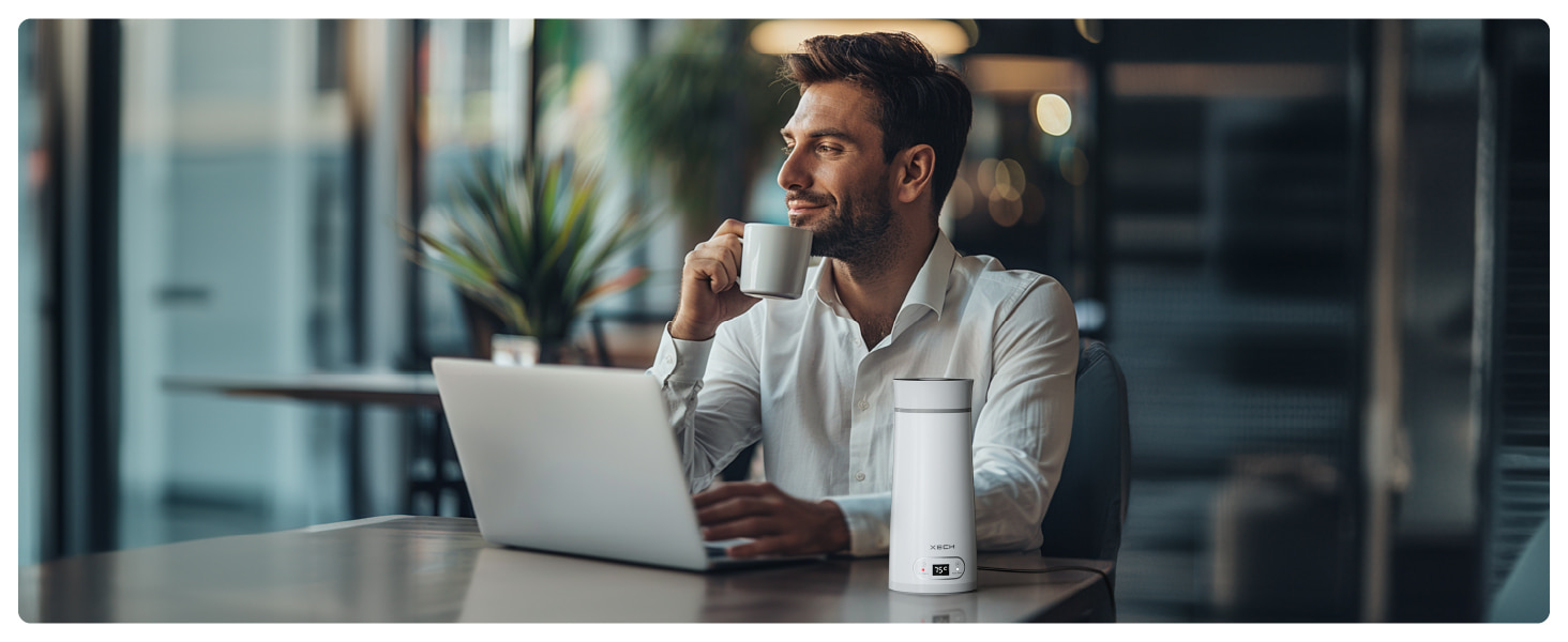 electric kettle for working professionals to enjoy hot water in the office lunch breaks or winter