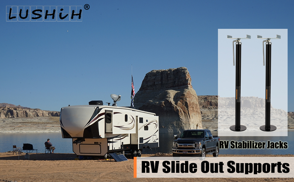 LUSHIH RV Slide Out Support Trailer Stabilizer Jacks, RV