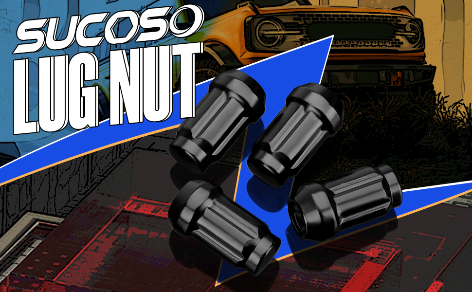 ATV 3/824 Lug Nuts, 16 Pack 3/8x24 Polaris Lug Nuts 6 Spline Cone