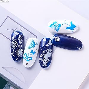 nail kit set nail stamping plate gel manicure kit nail stencils nail design tools nail design