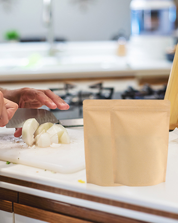 Kraft stand up bags