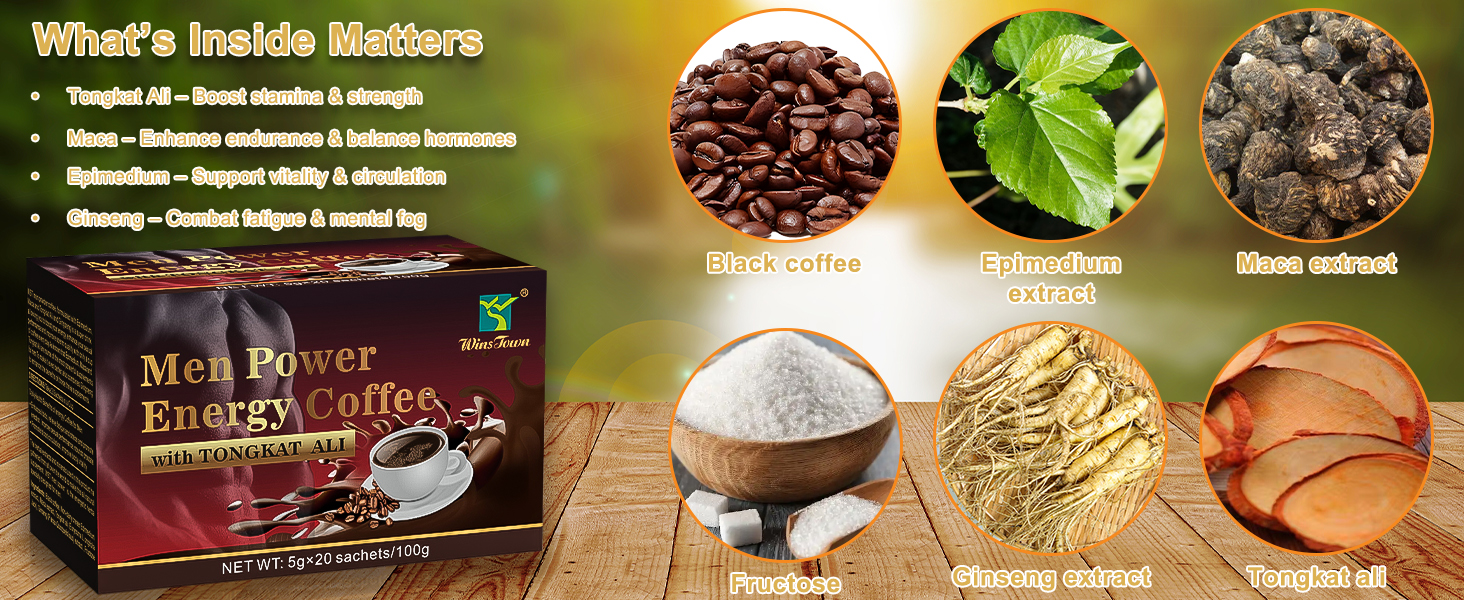 Black Coffee with Herbal Extract