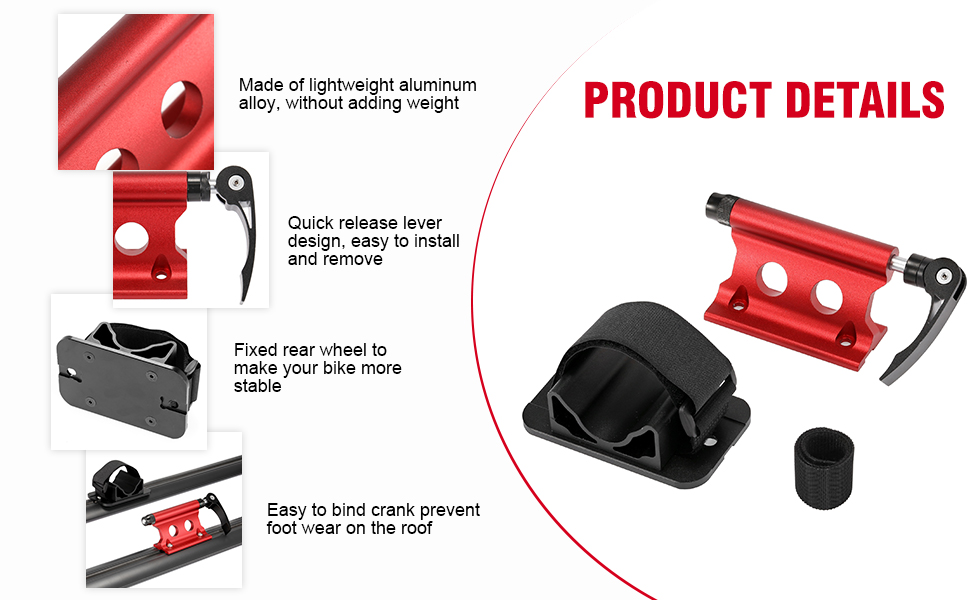 Partol Bike Block Fork Mount Universal Quick Release Fork