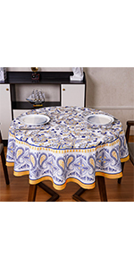 Floral Tablecloth Round Tablecloth
