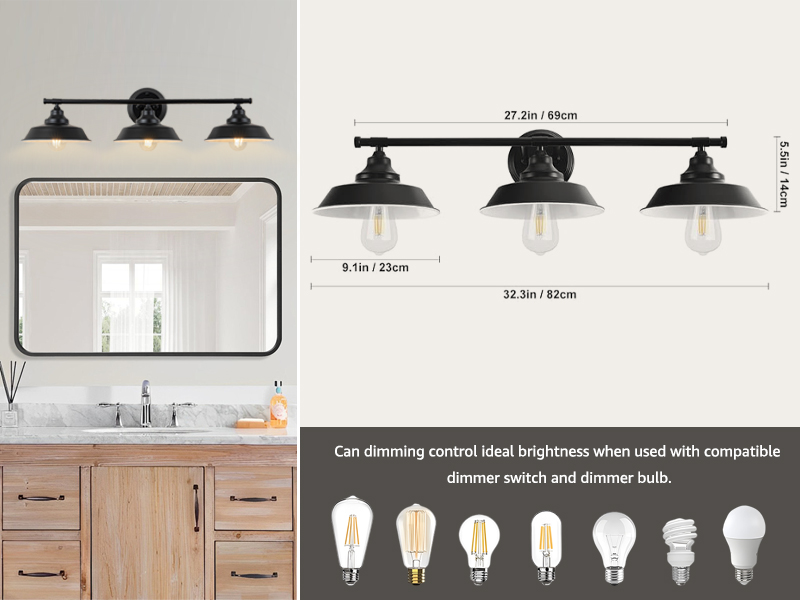 bathroom vanity light fixtures
