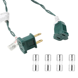 Christmas tree lights plug in