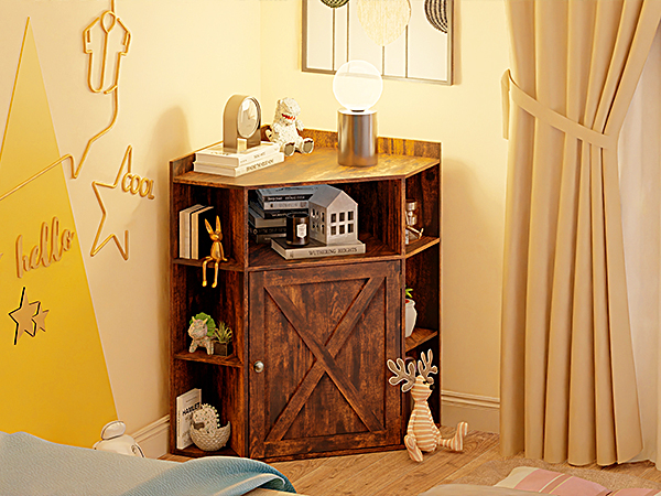 Amazon.com: Corner Cabinet, Corner Storage Shelf with USB