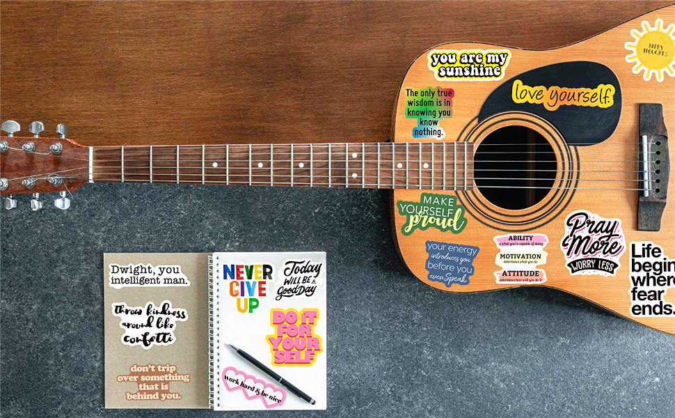 200PCS Inspirational Motivational Stickers for Water Bottles