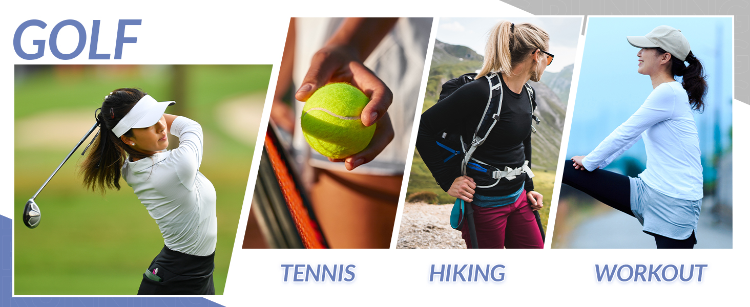 BALEAF Women's 1/4 Zip Long Sleeve Shirts UPF 50+ Tennis Golf Top Quick Dry 