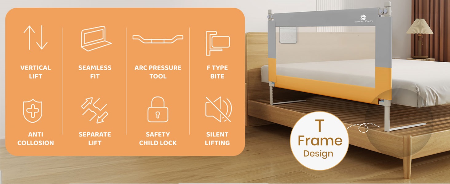 Baby Bed guardrail