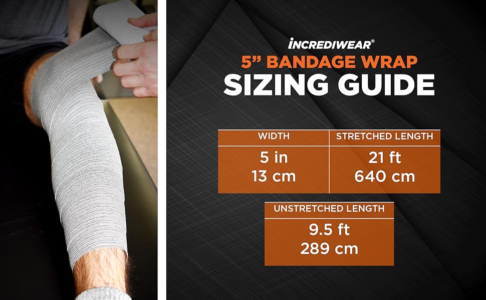 Incrediwear 5'' Bandage Wrap Self Adhering Bandage Wrap