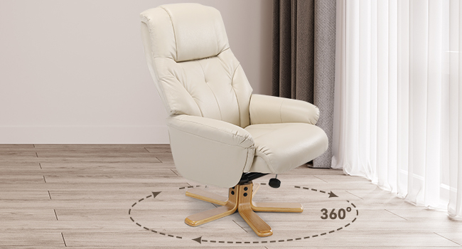 Reclining Chair with Ottoma