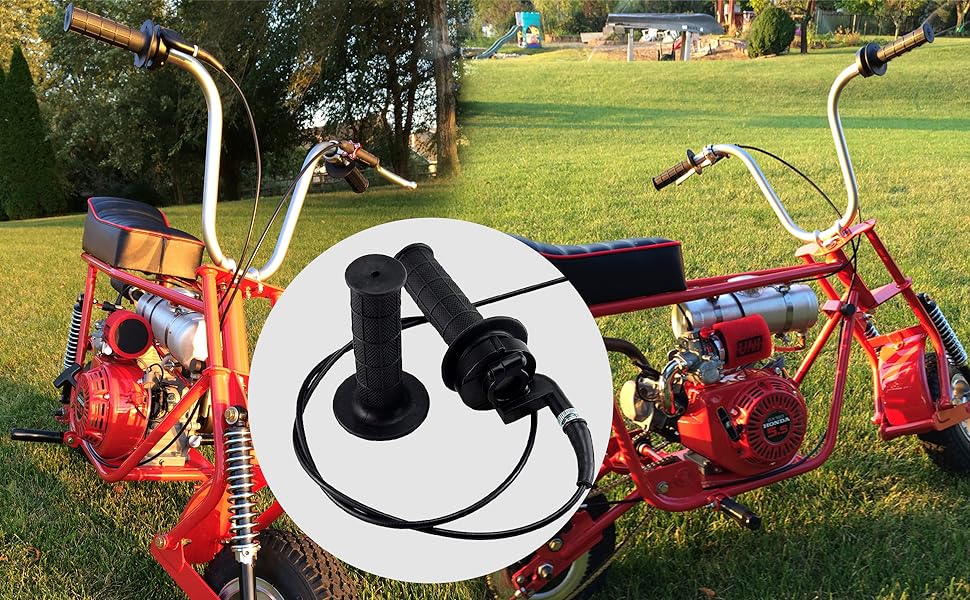 mini bike throttle assembly