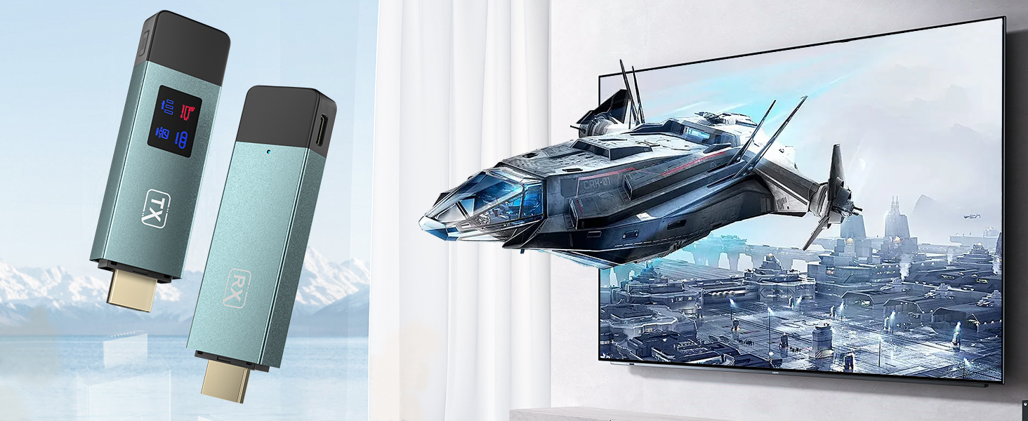 Wireless HDMI Transmitter and Receiver