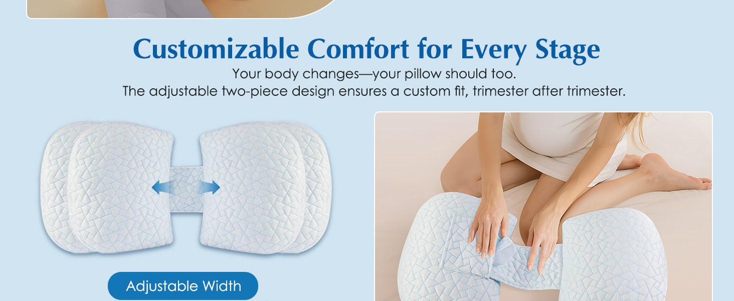 Travel Wedge Pillow for Side Sleeper