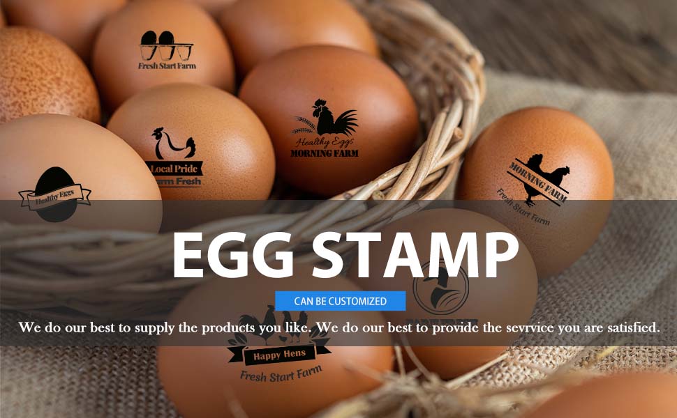 Egg Stamps for Fresh Eggs Personalized Custom Egg Stamp and