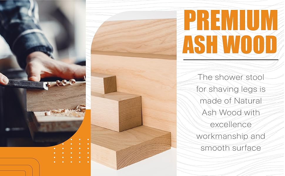 ENKEZI Corner Shower Stool 16 in Shower Seat for Inside