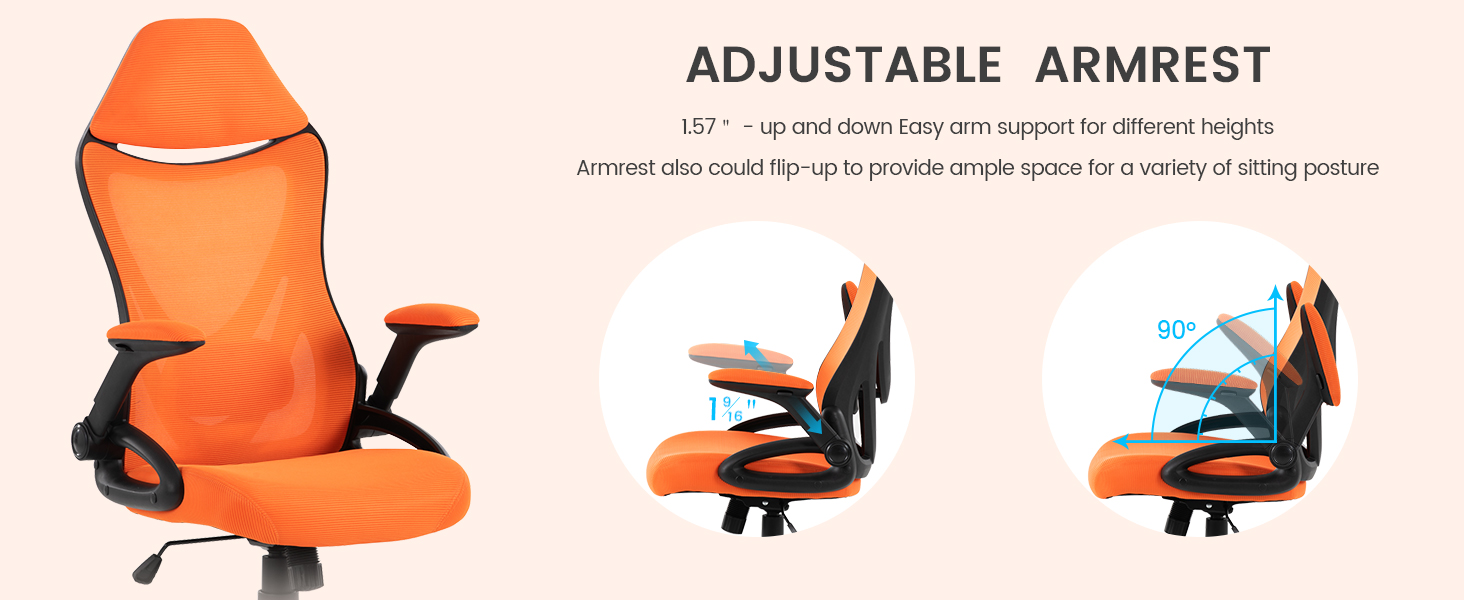 Homedot Ergonomic Home Office Chair Executive Desk Computer