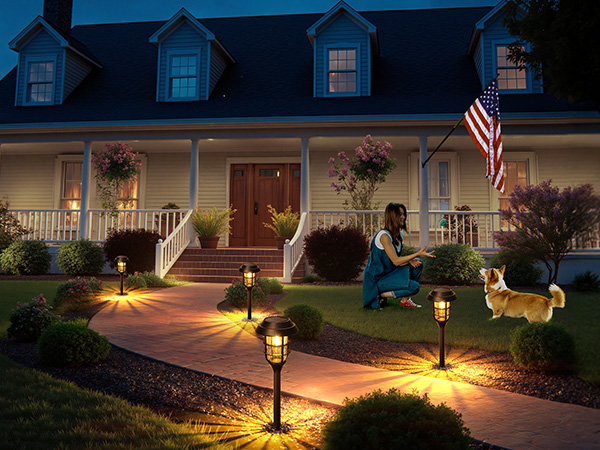 Outdoor solar lights for yard