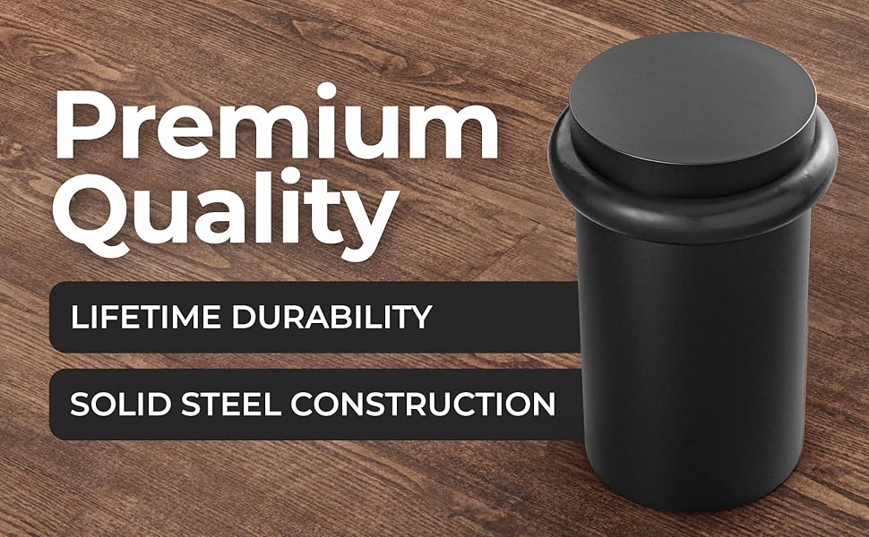 NYCO Floor Door Stopper Chrome Door Stop Classy Solid