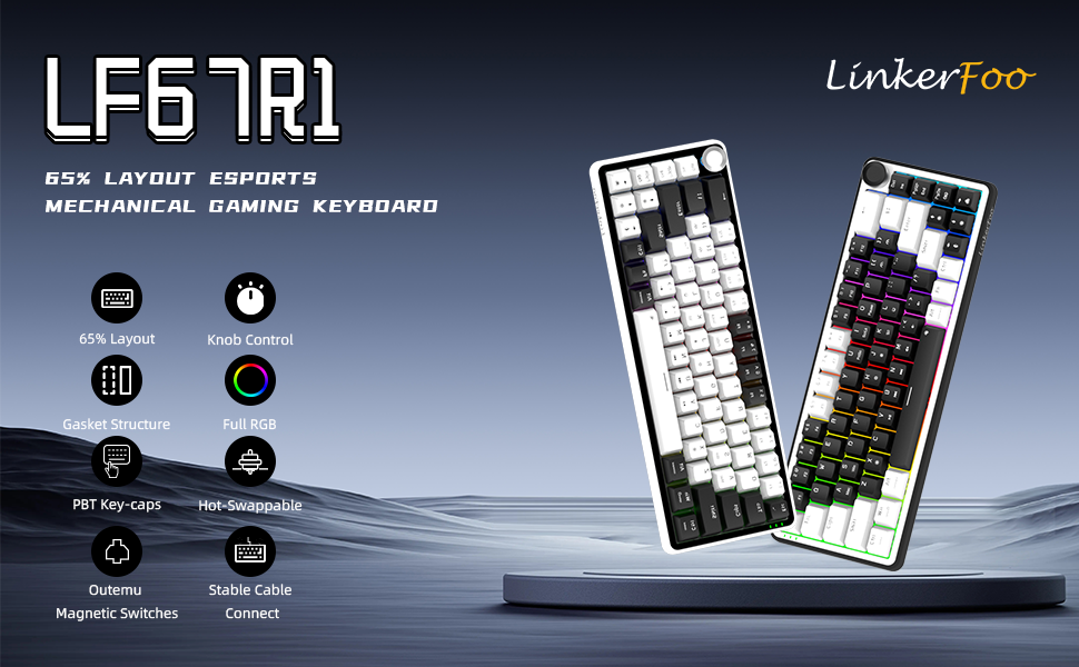 linkerfoo LF67 gaming keyboard