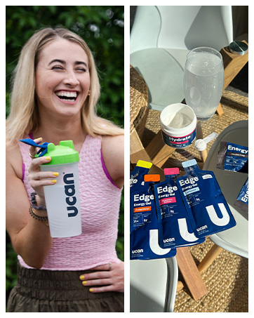 ucan fuel, edge energy gels, hydrate electrolytes, energy bars, protein powder, energy packets