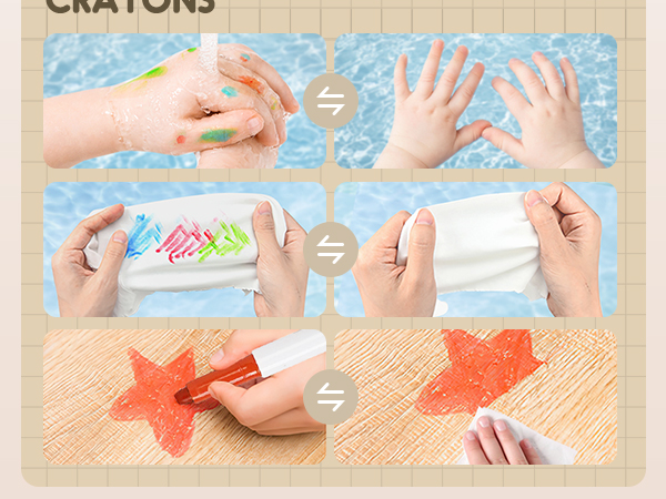 Amazon.com: Jar Melo Jumbo Crayons for Toddlers, 36 Colors