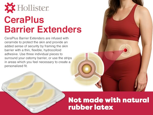 Amazon.com: Hollister 79402 CeraPlus Barrier Extenders, 30