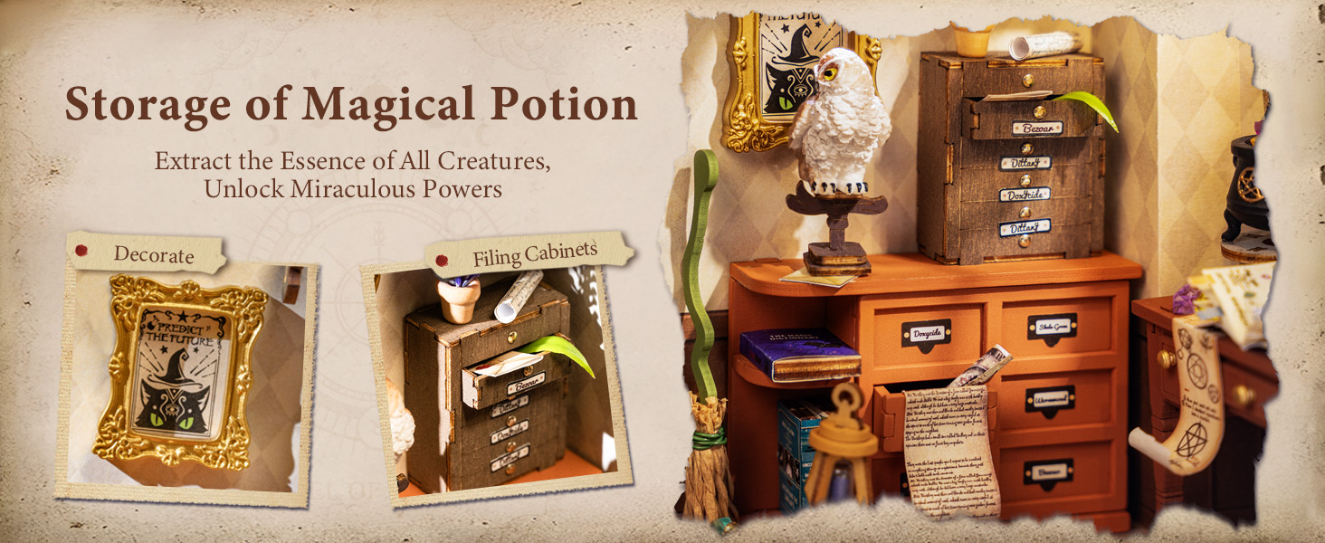 Rolife DIY Miniature House Model Kits for Adults to Build Home Desk