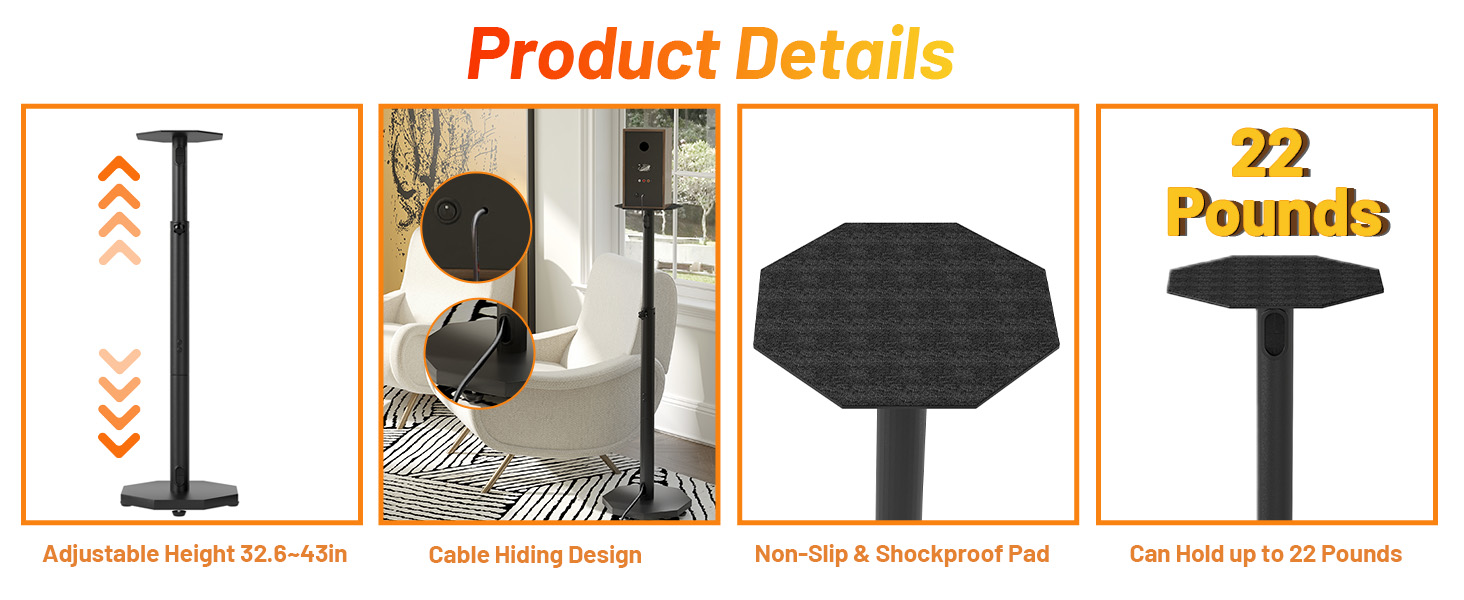 Floor Speaker Stands