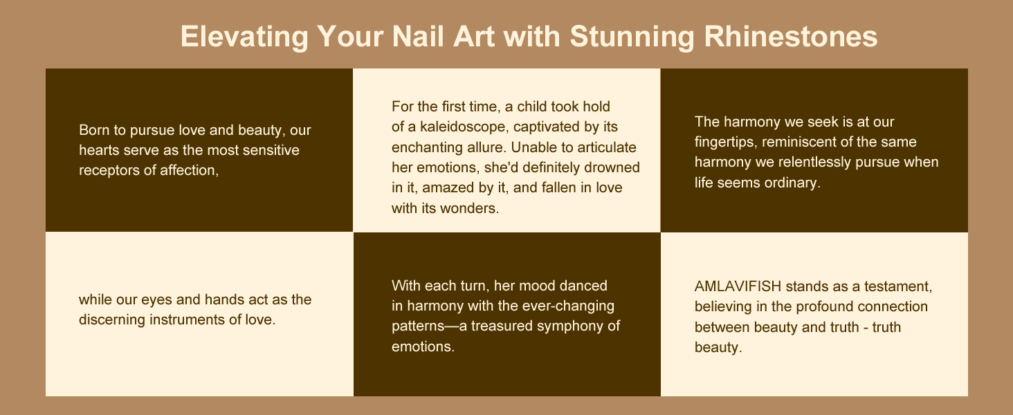AMLAVIFISH RHINESTONE FOR NAIL