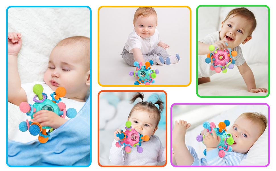 Baby Toys 0-6 Months Sensory Montessori Toys for Babies 6-12 Months