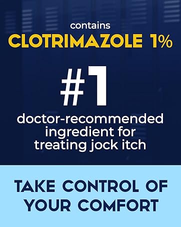 Contains Clotrimazole 1% the #1 doctor-recommended ingredient for treating jock itch.