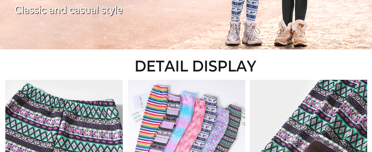 girls winter leggings