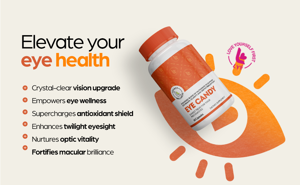 Legacy Wellness Eye Candy Eye Vitamins with Lutein