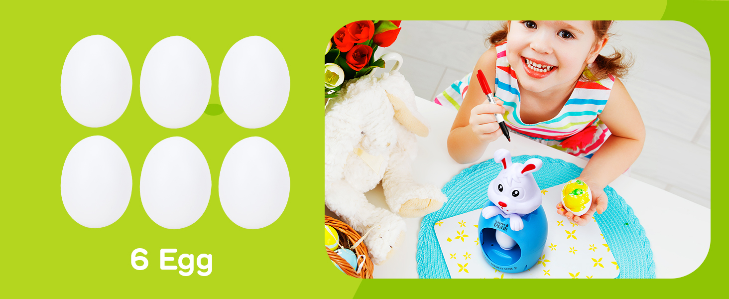 TOY Life Easter Egg Decorating Kit for Kids (Green) Toys