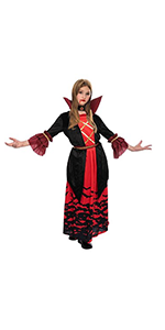 Child Girl vampiress princess costume