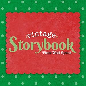 merry christmas vintage storybook