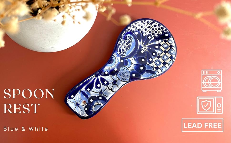 Blue and White Talavera Jabonera - Giftable