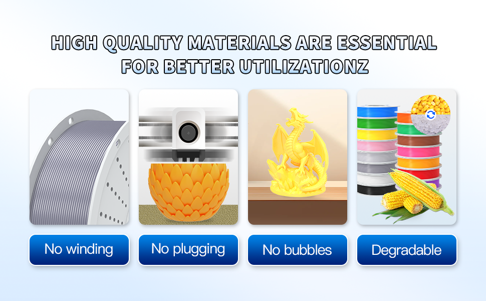 HIIGH QUALITY MATERIALS ARE ESSENTIAL FOR BETTER UTILIZATIONZ