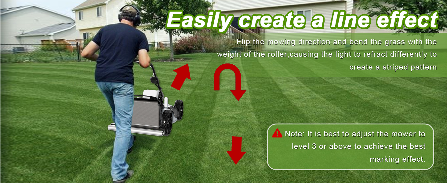 Lawn Striping Kit for Push Mower
