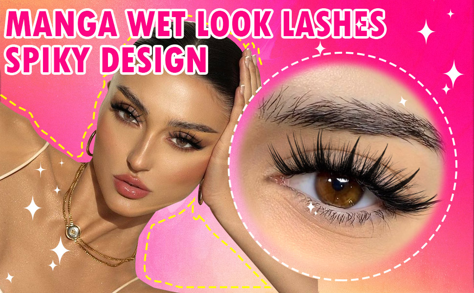 wet look lashes