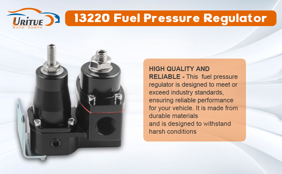 Uritue 13220 Fuel Pressure Regulator EFI To Carb Dual Stage
