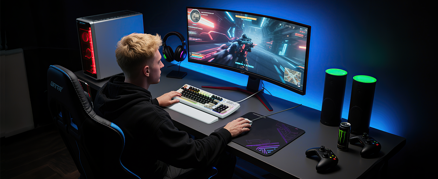 wired keyboard and mouse combo