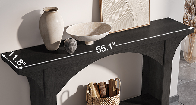 console table with storage