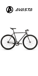 Amazon | AVASTA レトロピストバイク固定ギア自転車 フィックス